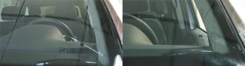 фото стекло авто до и после ремонта